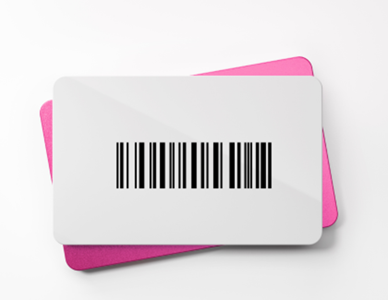 Show details for Card with Barcodes